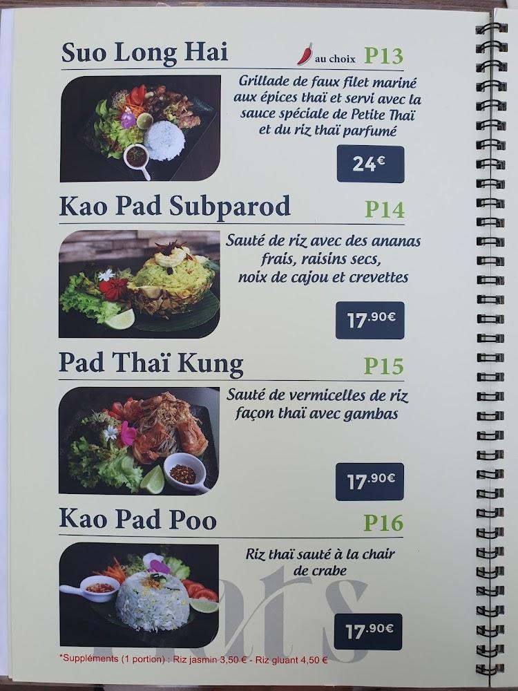 Petite thaï Restaurant - Menu Image 2